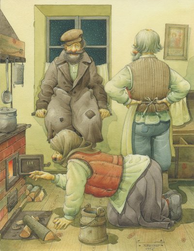 Russische Szene 04, 1994 von Kestutis Kasparavicius